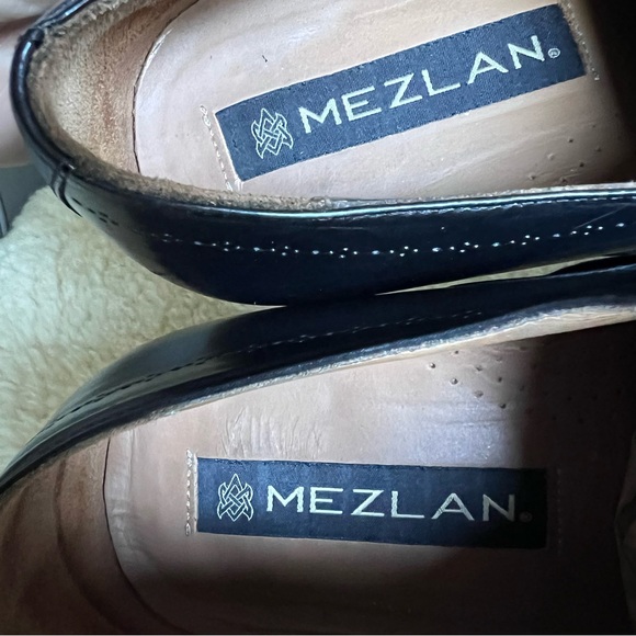 Mezlan Leather Shoes Sz 11.5 M Black Oxford Made in Spain Business Classic Chic main image 13